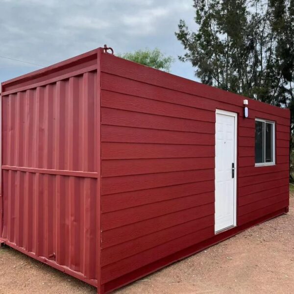 Escritório Contentor Premium 20 pés High-Cube — Tiny Office em Madeira Nobre 2