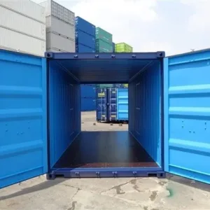 Contentor seco usado de 6 metros com porta dupla