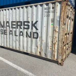 Contentor baú seco de 20 pés – Utilizado com certificação CSC